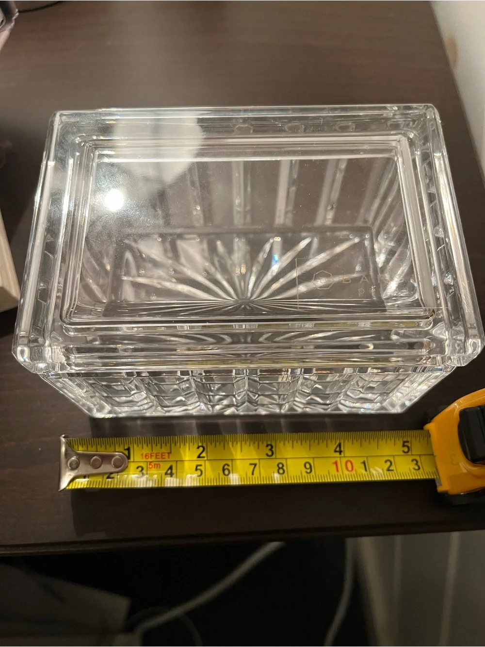 Barski Crystal Candy, Jewelry Box 3” tall